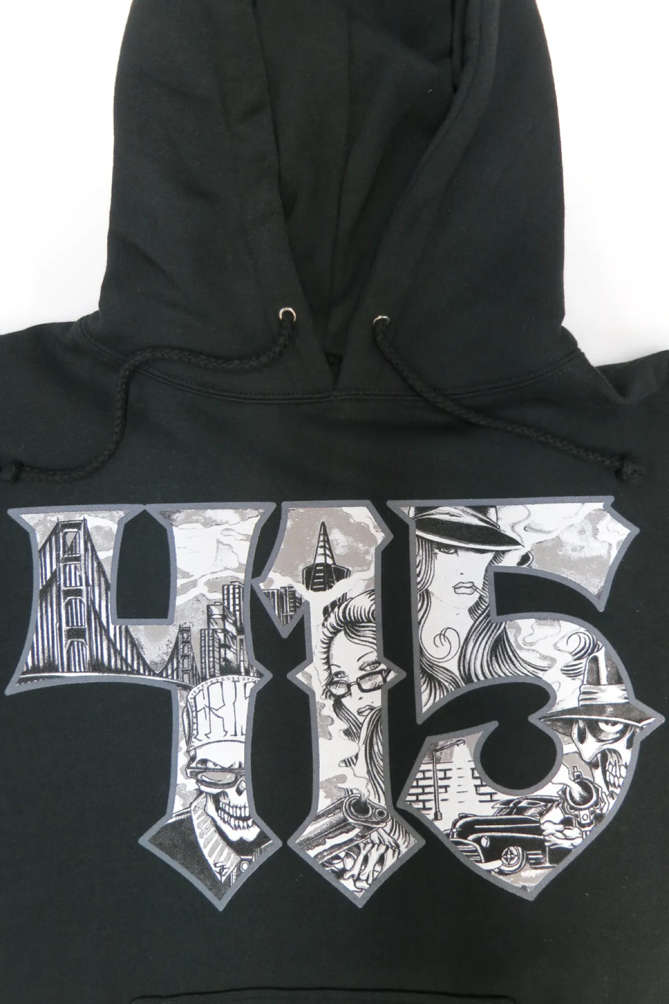 415 Gangster Men's Hooded Sweatshirt