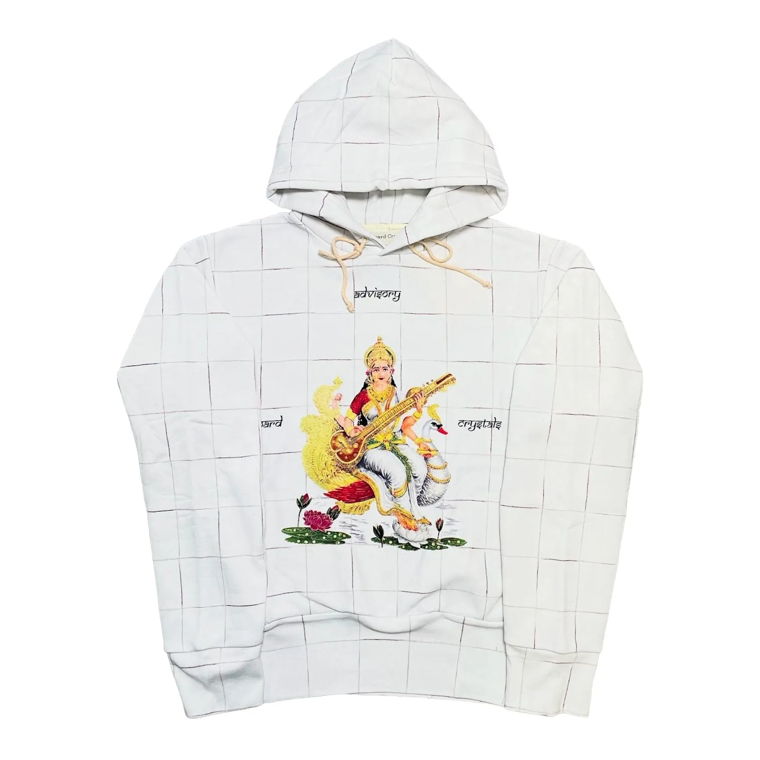 Advisory Board Crystals Ceramic Hooded Sweatshirt White