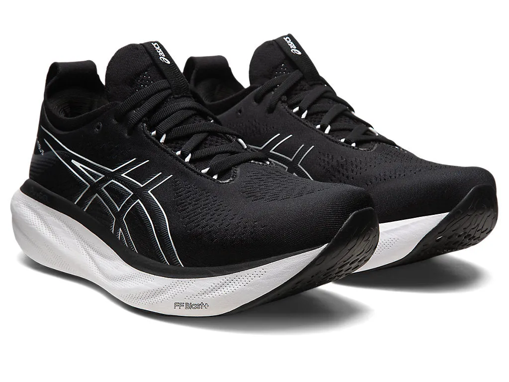 Asics Gel-Nimbus 25 (Mens) - Black/Pure Silver