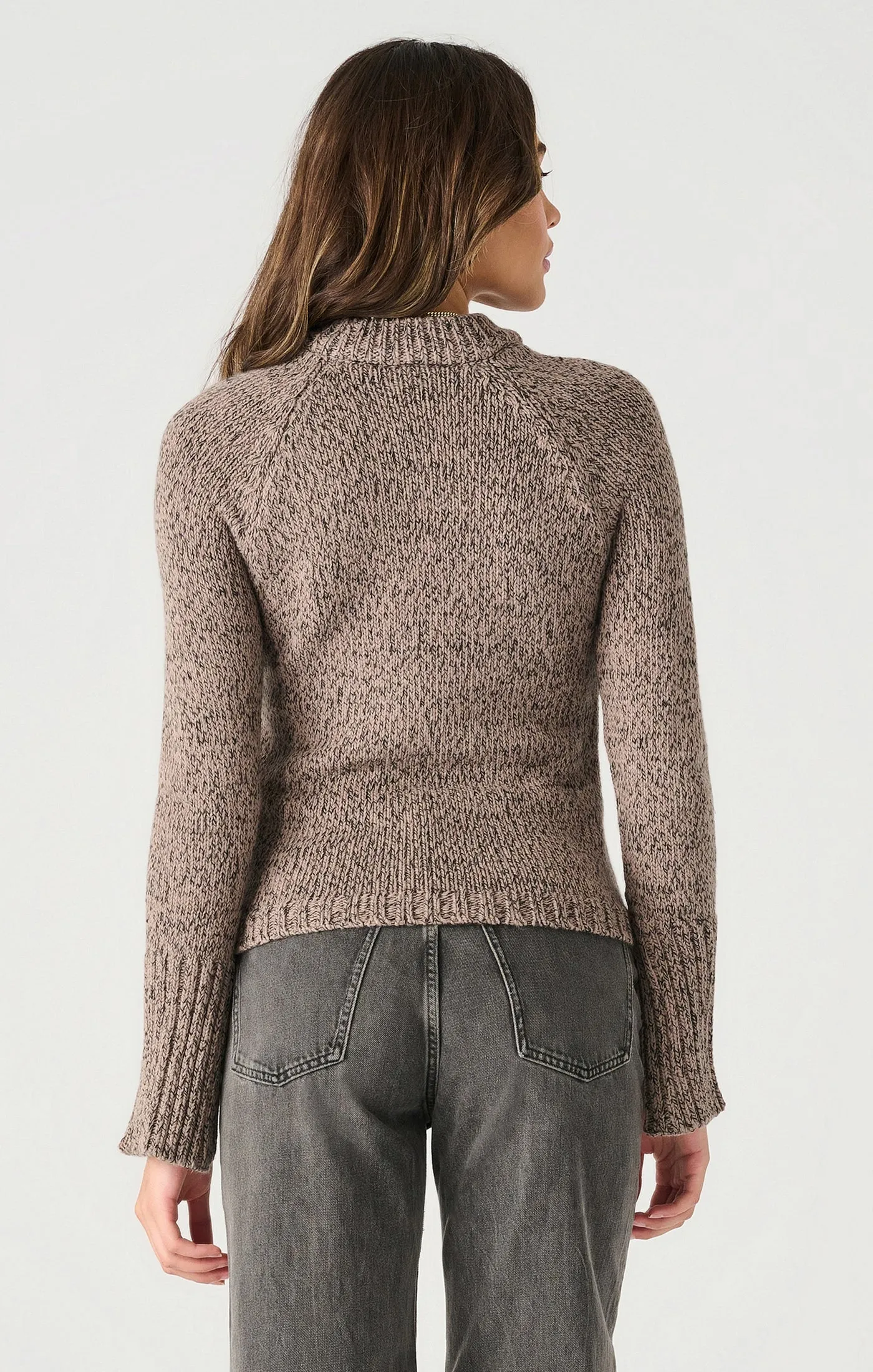 Asymmetric Buttoned Sweater (Dex)