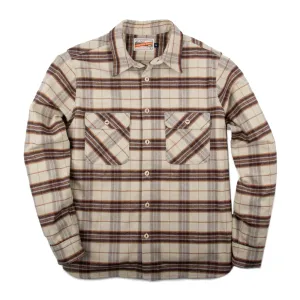 Benson Overshirt | Cream Plaid