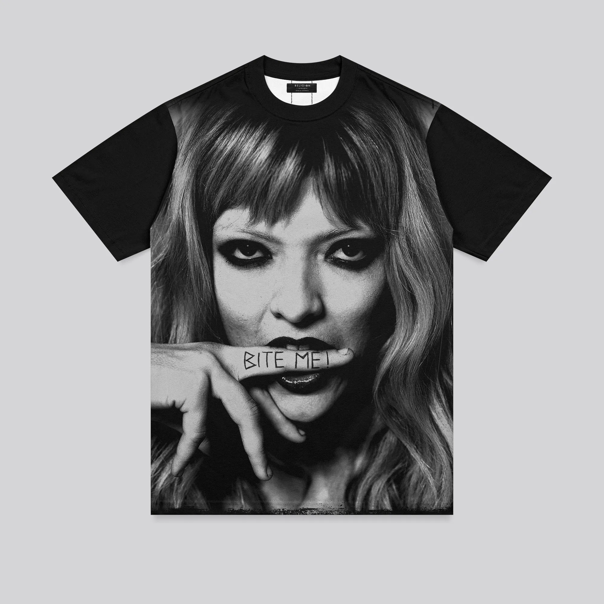 BITE ME T-SHIRT BLACK