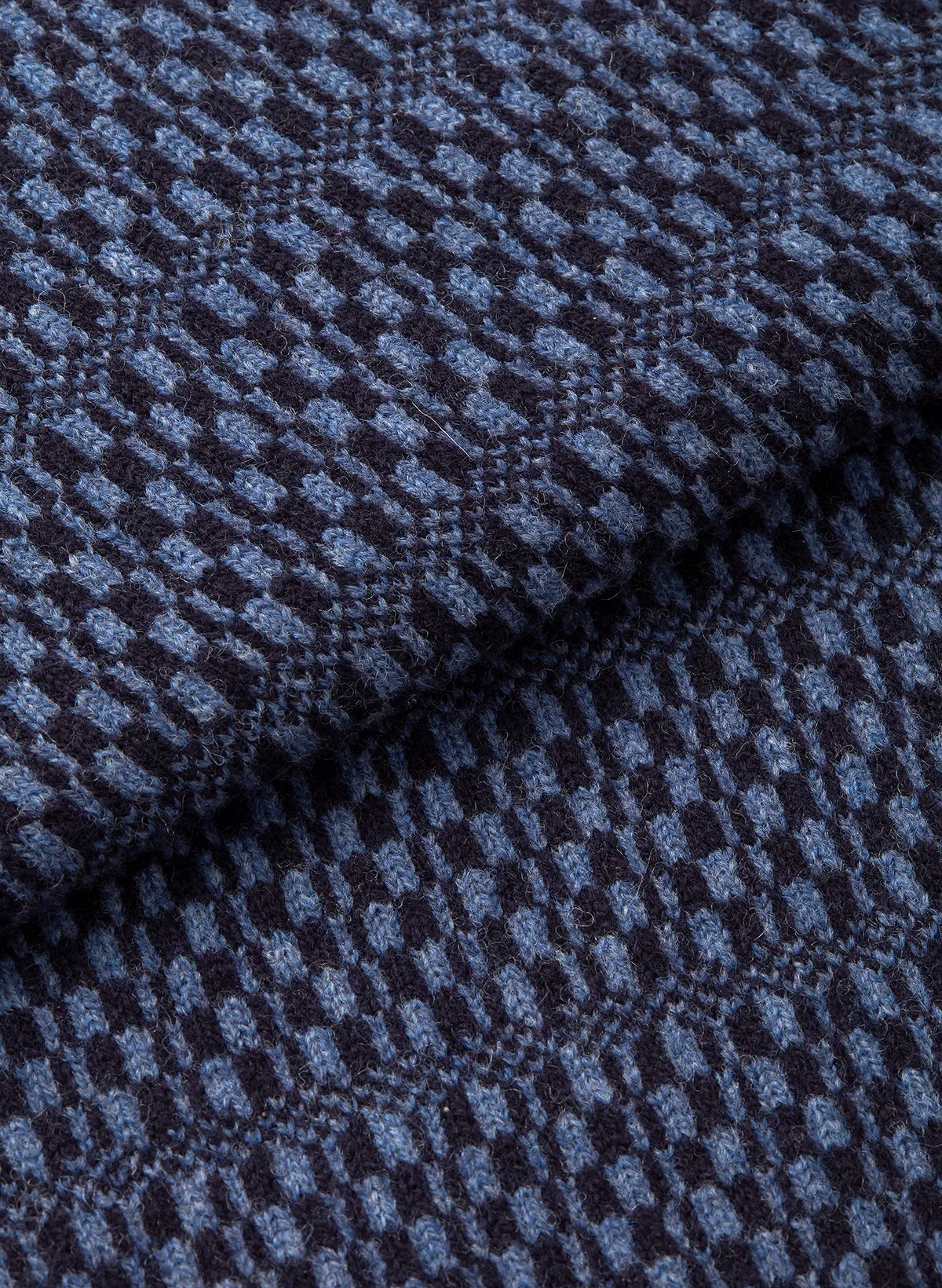 Blue Tile Fair-Isle Jumper