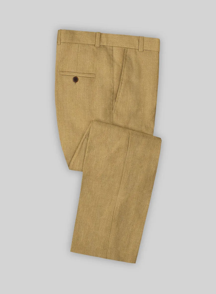 Campari Khaki Linen Pants