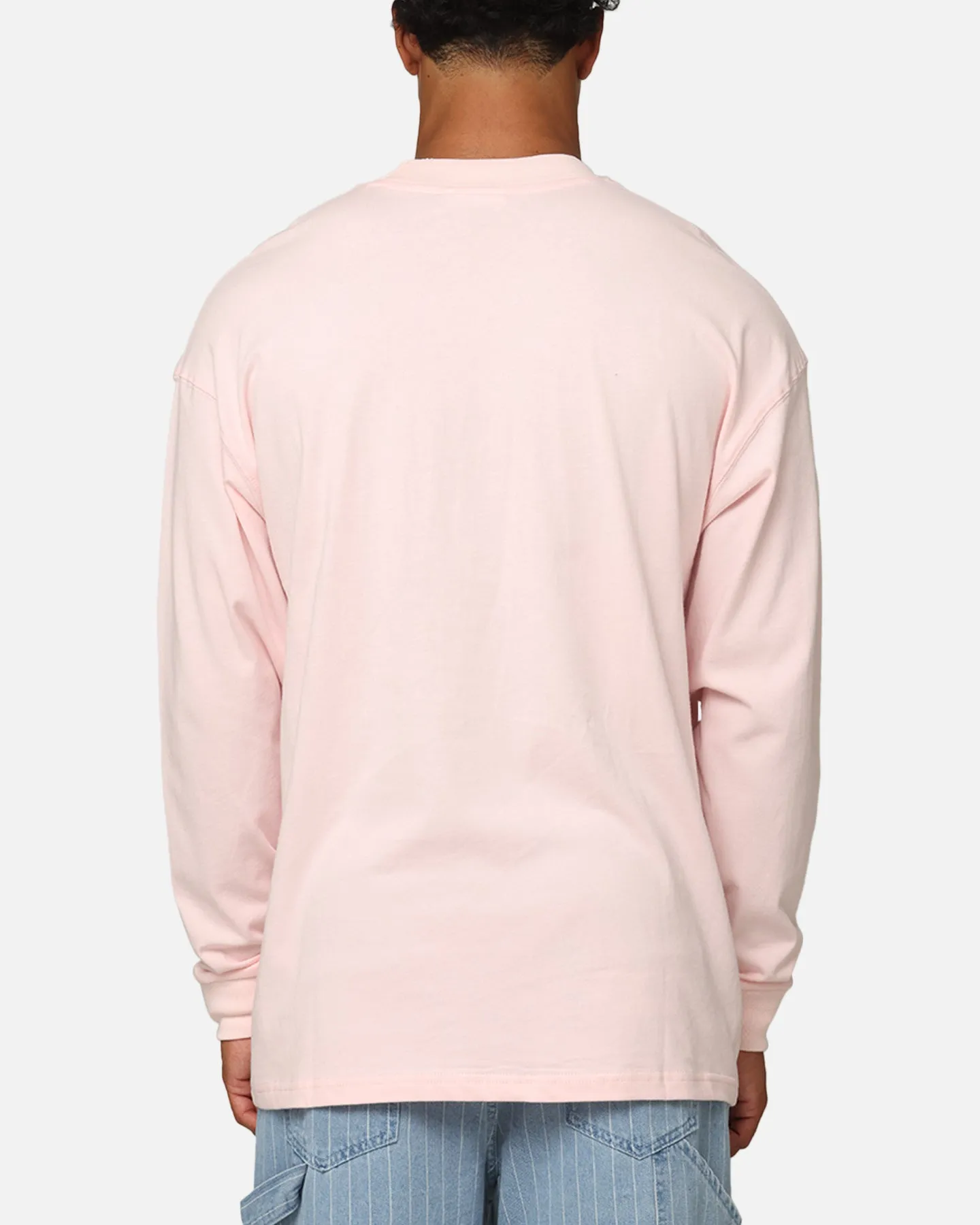 Carre Global Oversized Long Sleeve T-Shirt Pink