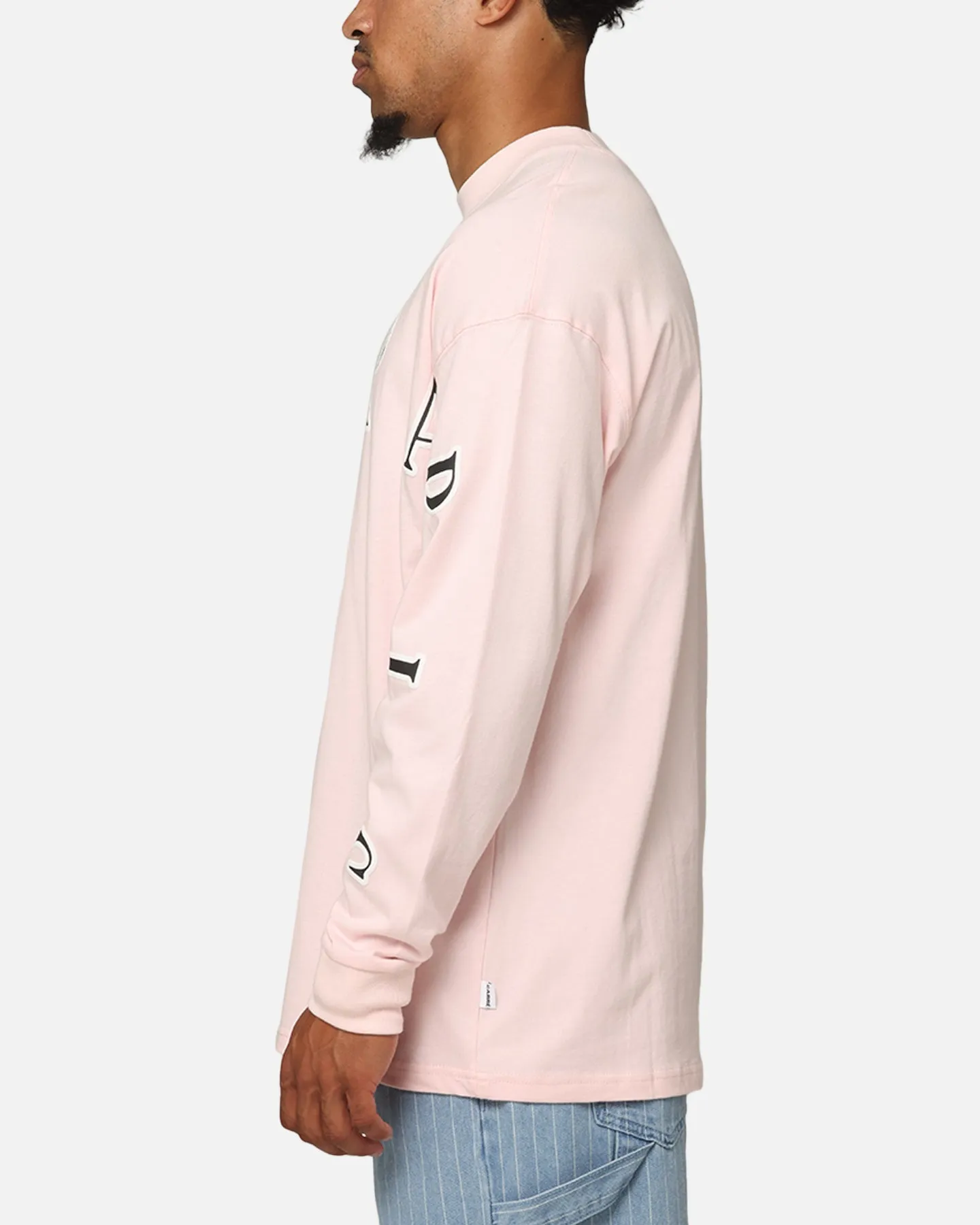 Carre Global Oversized Long Sleeve T-Shirt Pink