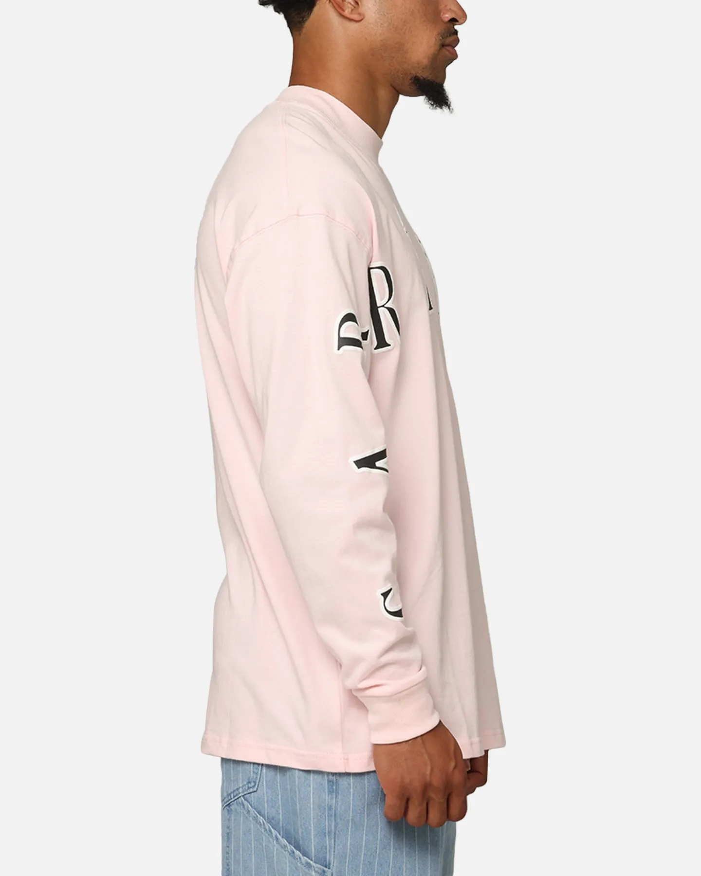 Carre Global Oversized Long Sleeve T-Shirt Pink