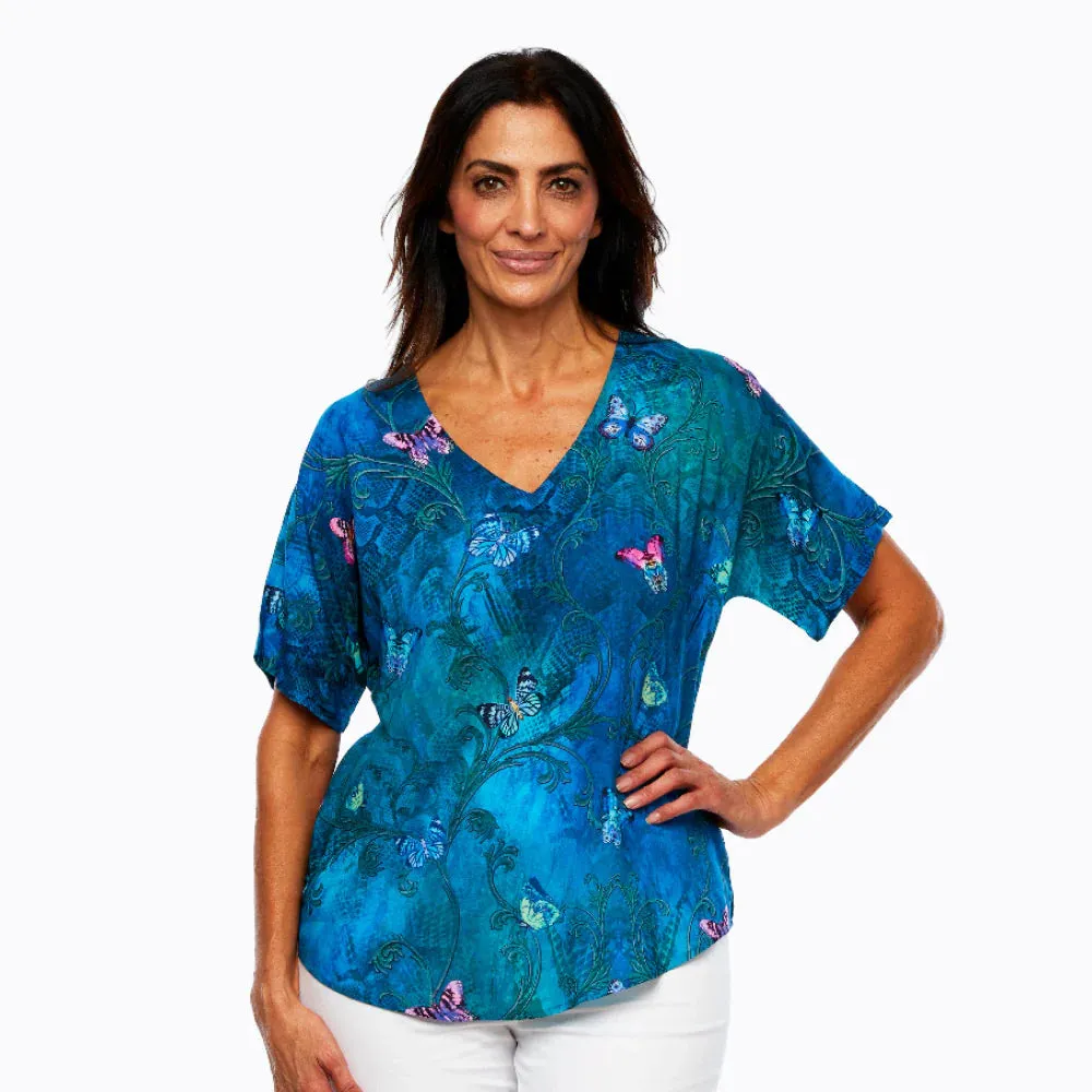 Claire Powell Short Sleeve V-Neck Top