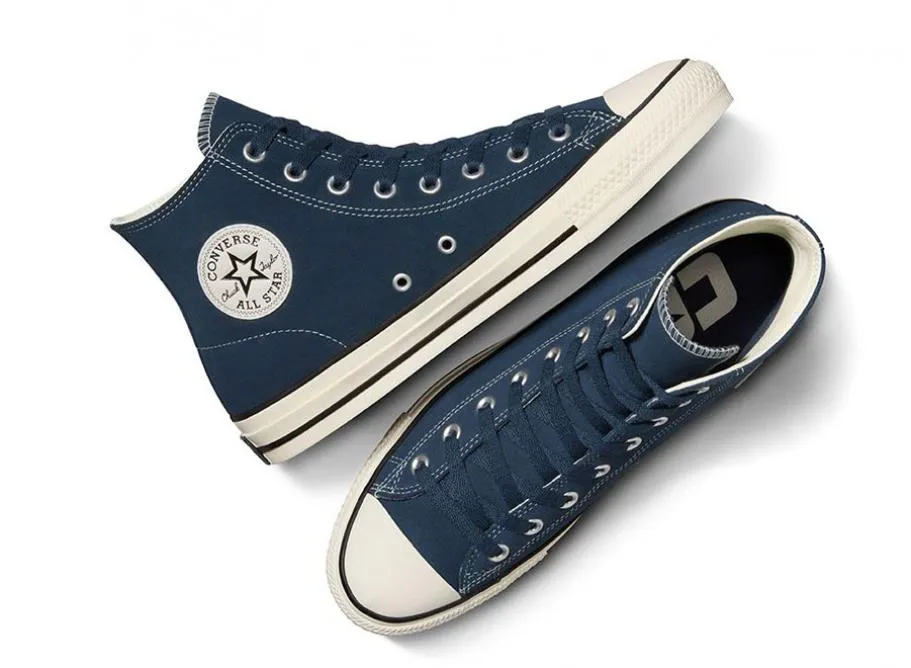 Converse CTAS Pro Hi Navy/Egret/Black Suede