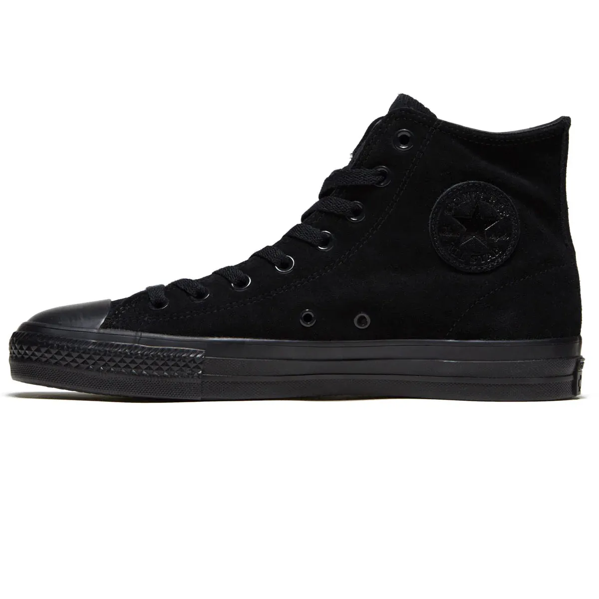 Converse CTAS Pro Hi Suede: Black/Black/Black