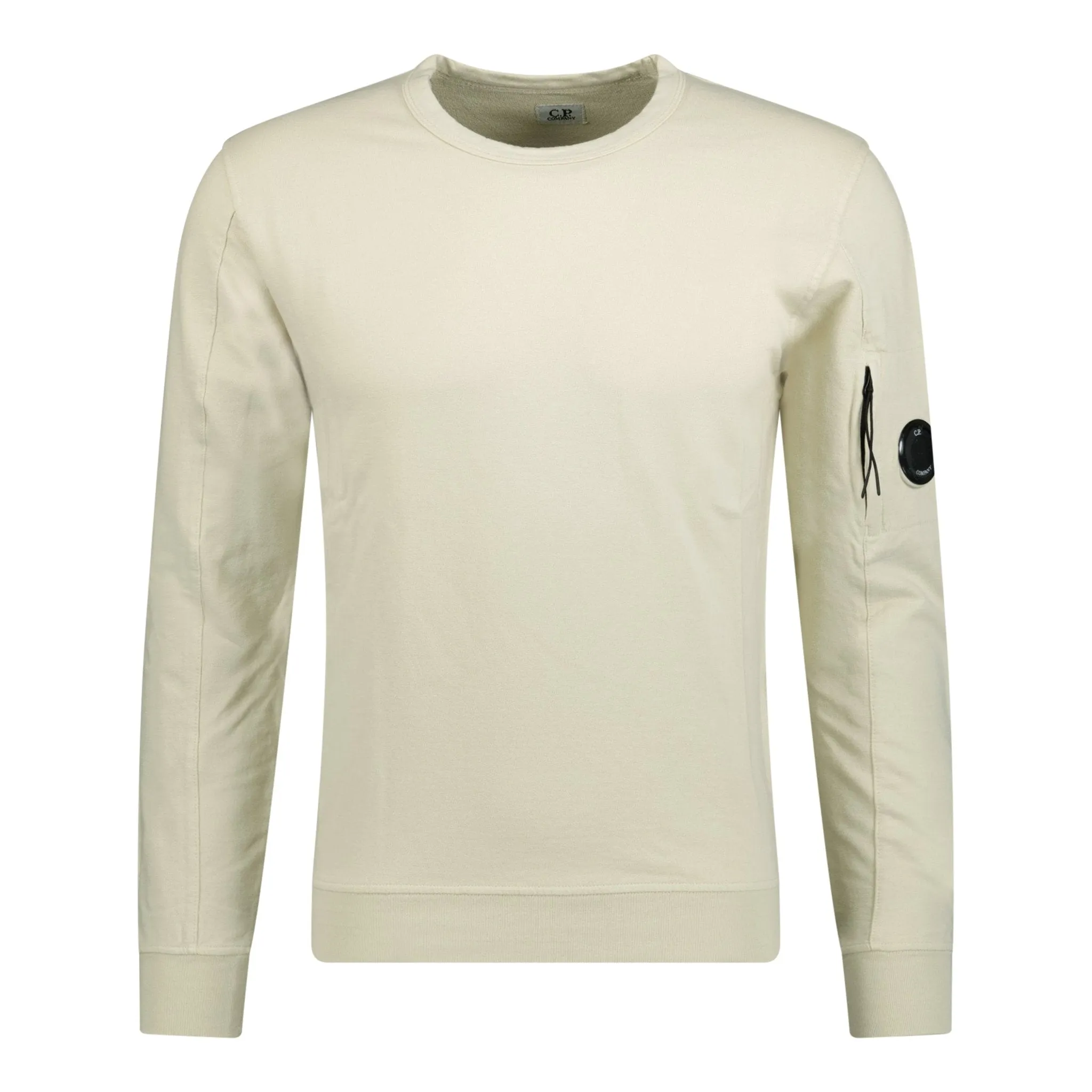 CP COMPANY Arm Lens Sweatshirt Ivory