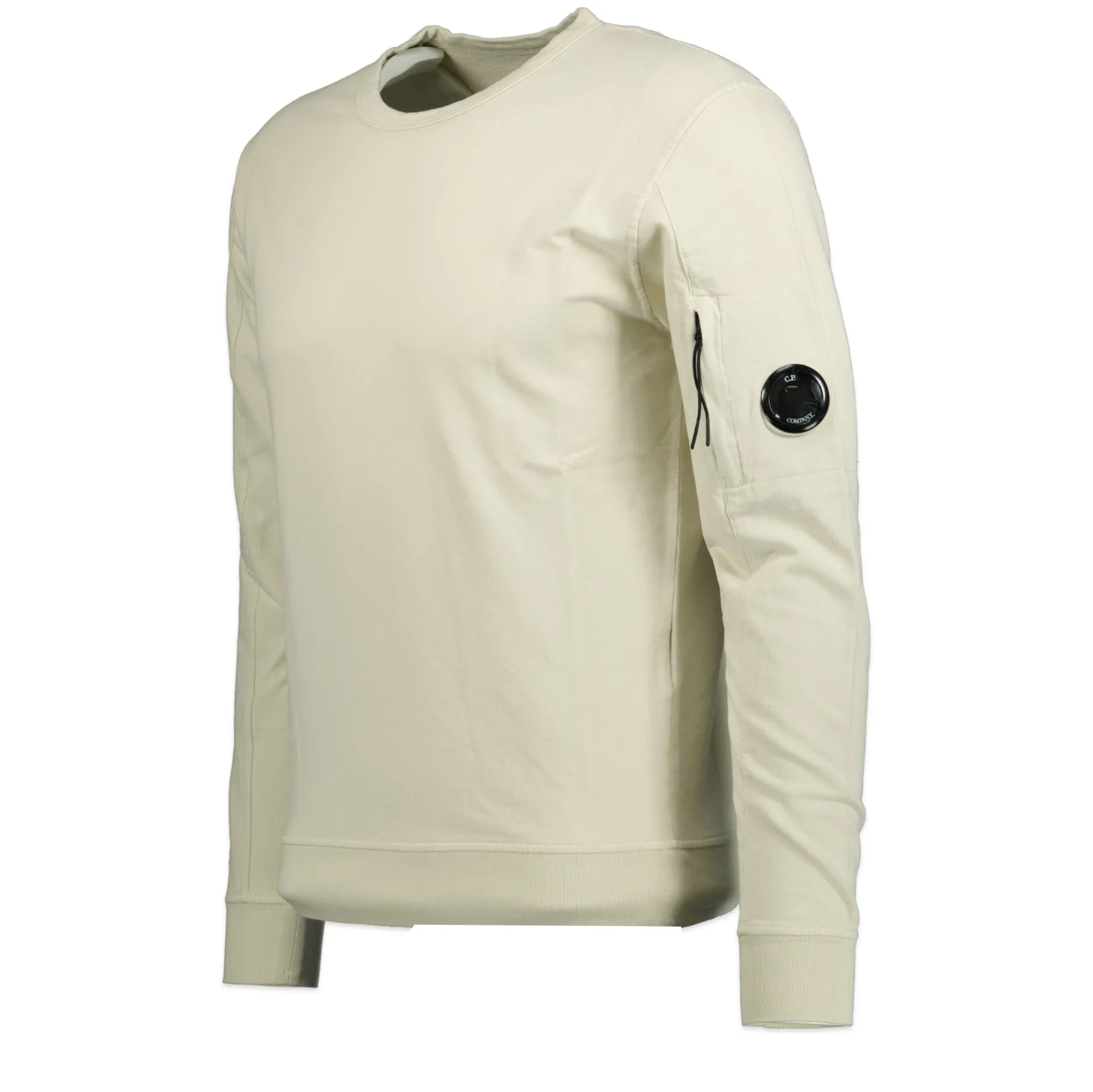 CP COMPANY Arm Lens Sweatshirt Ivory