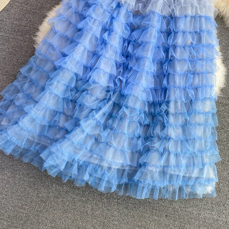 Cute A line tulle skirt fashion skirt    S432