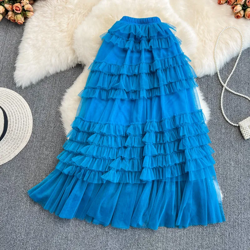 Cute tulle skirt A line fashion skirt     S433