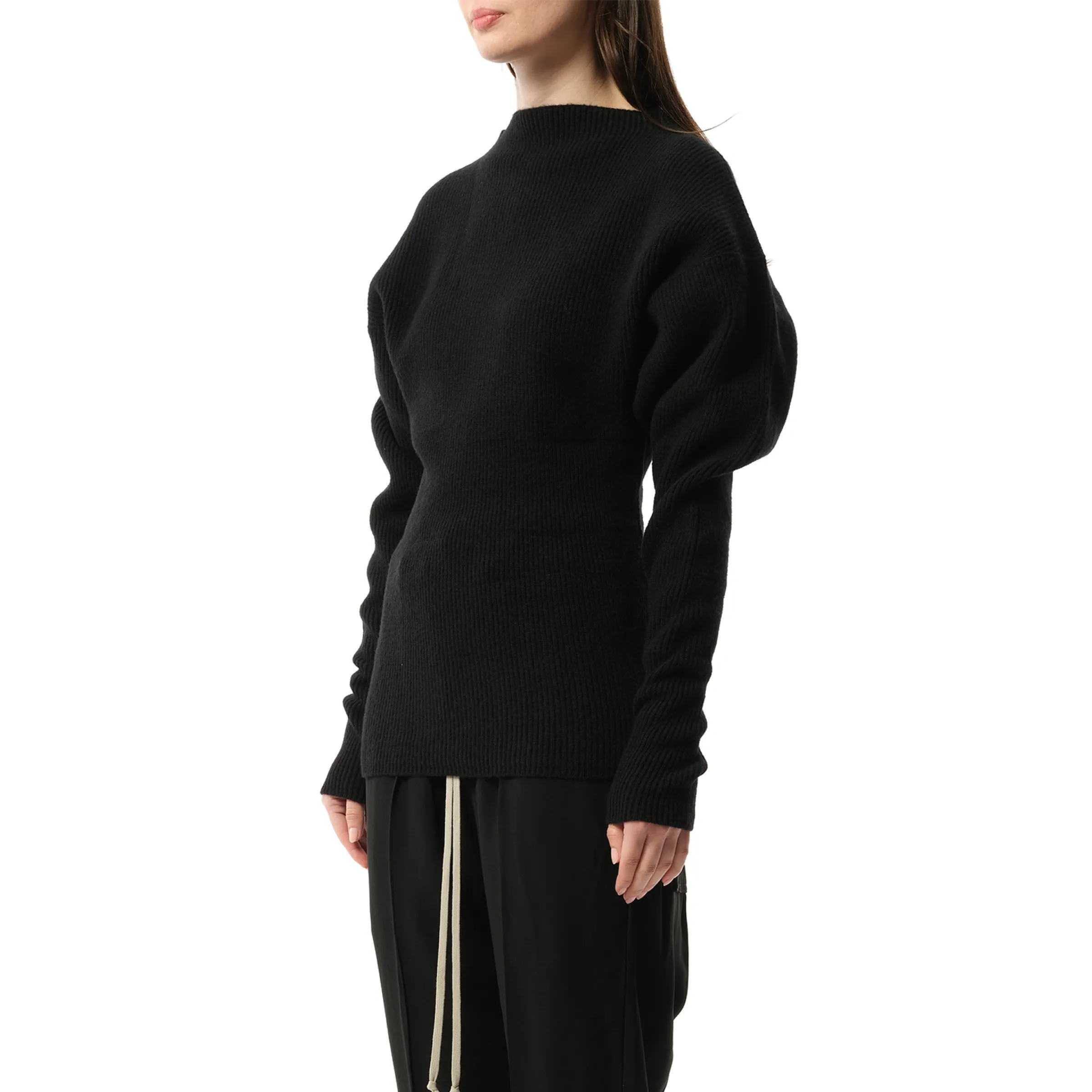 Dafne Knit Sweater in Black