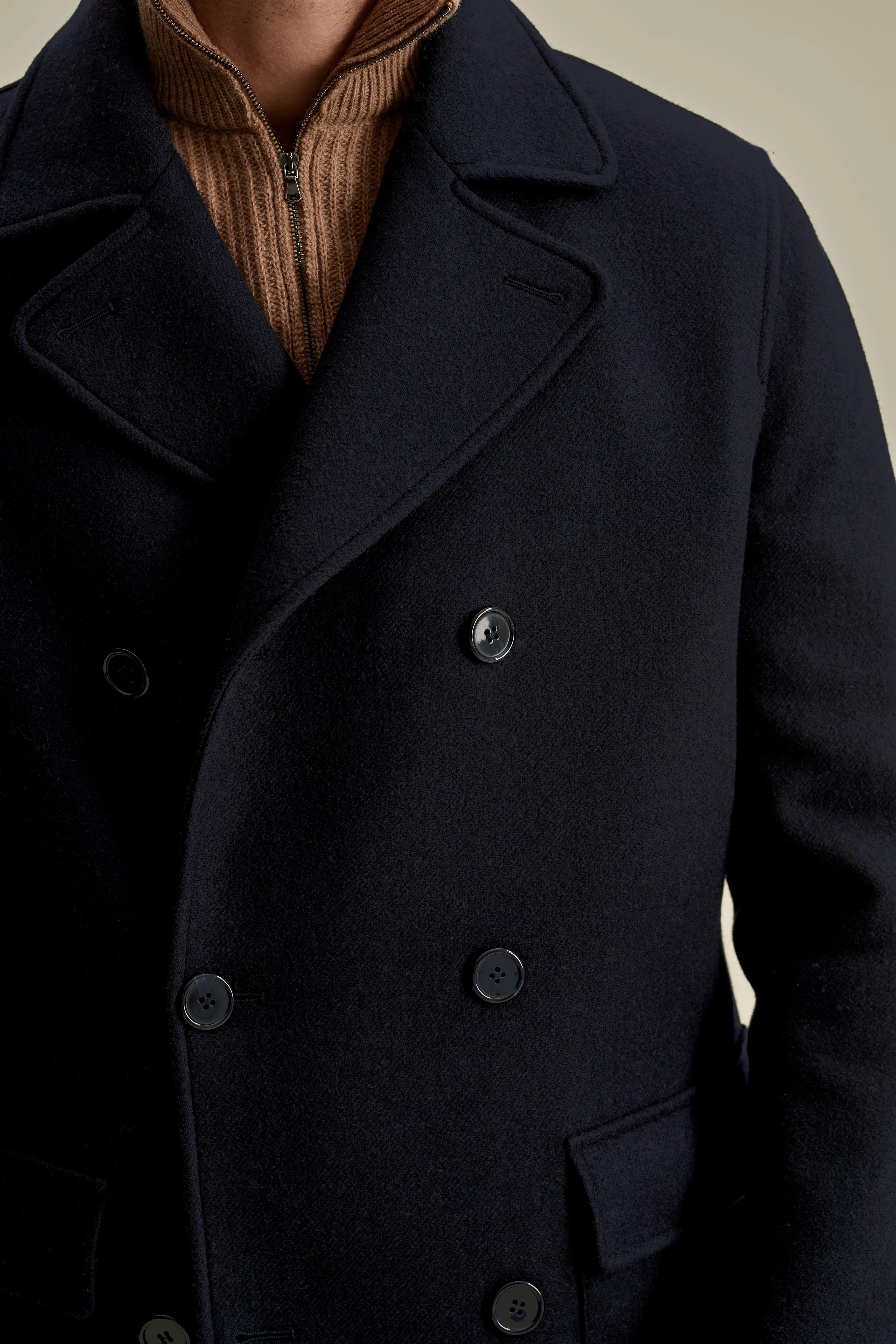 Double Wool Pea Coat