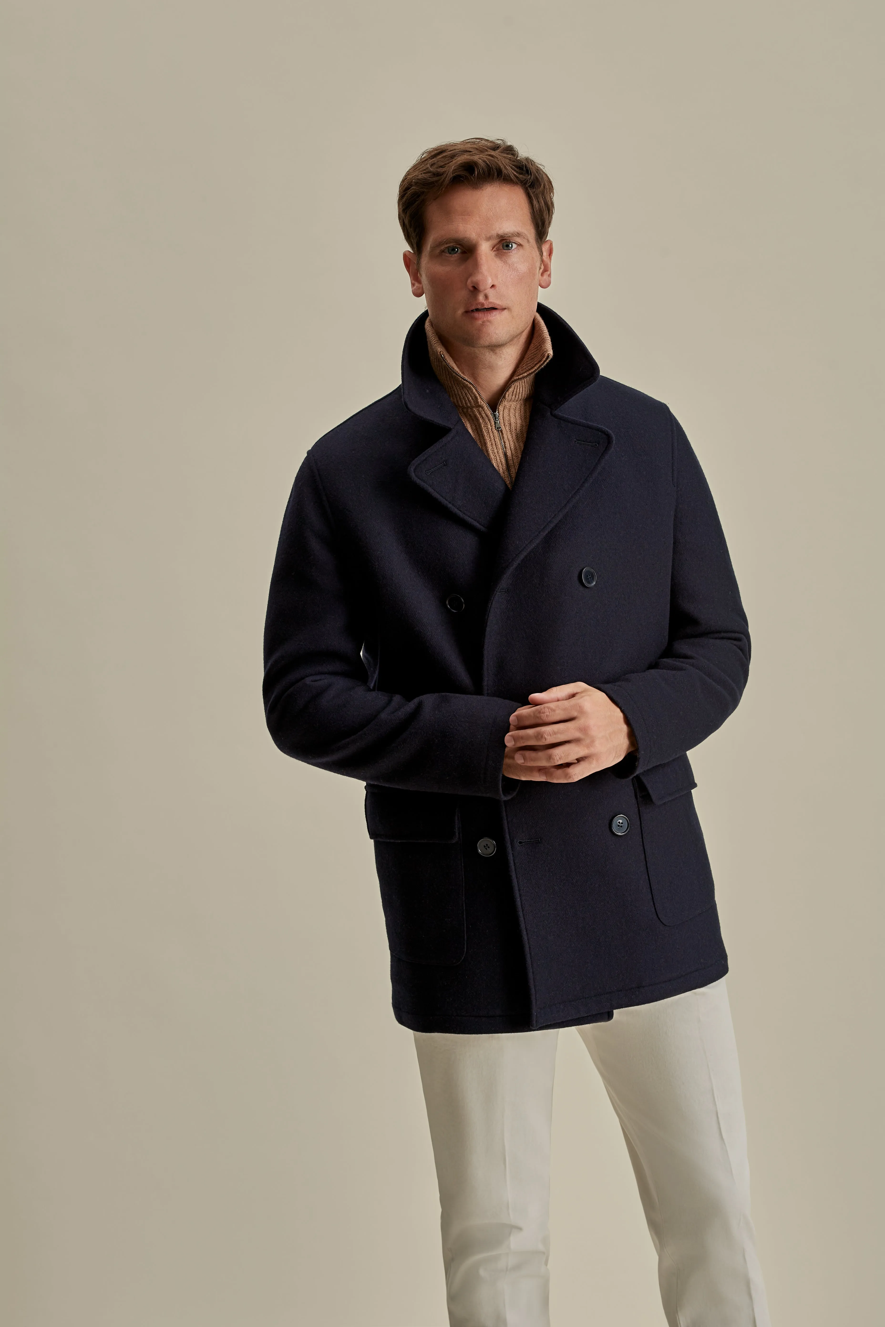 Double Wool Pea Coat