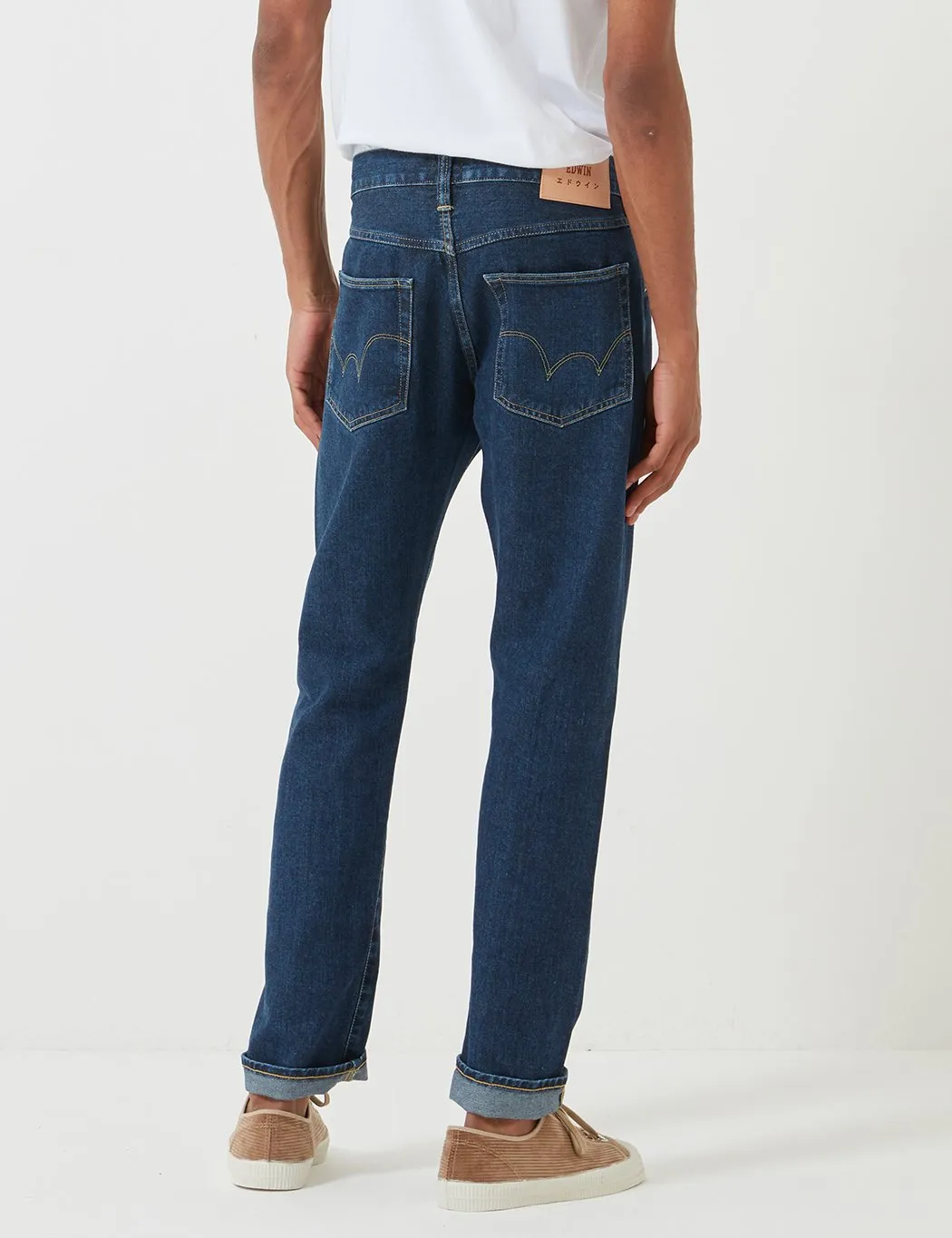 Edwin ED-55 Yoshiko Blue Denim Jeans - Akira Wash