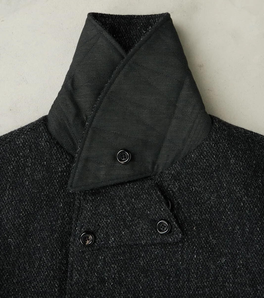 English Aviator Jacket - Lovat® Charcoal Double Weave Performance Coating