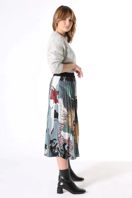 Festival Pleated Skirt Green