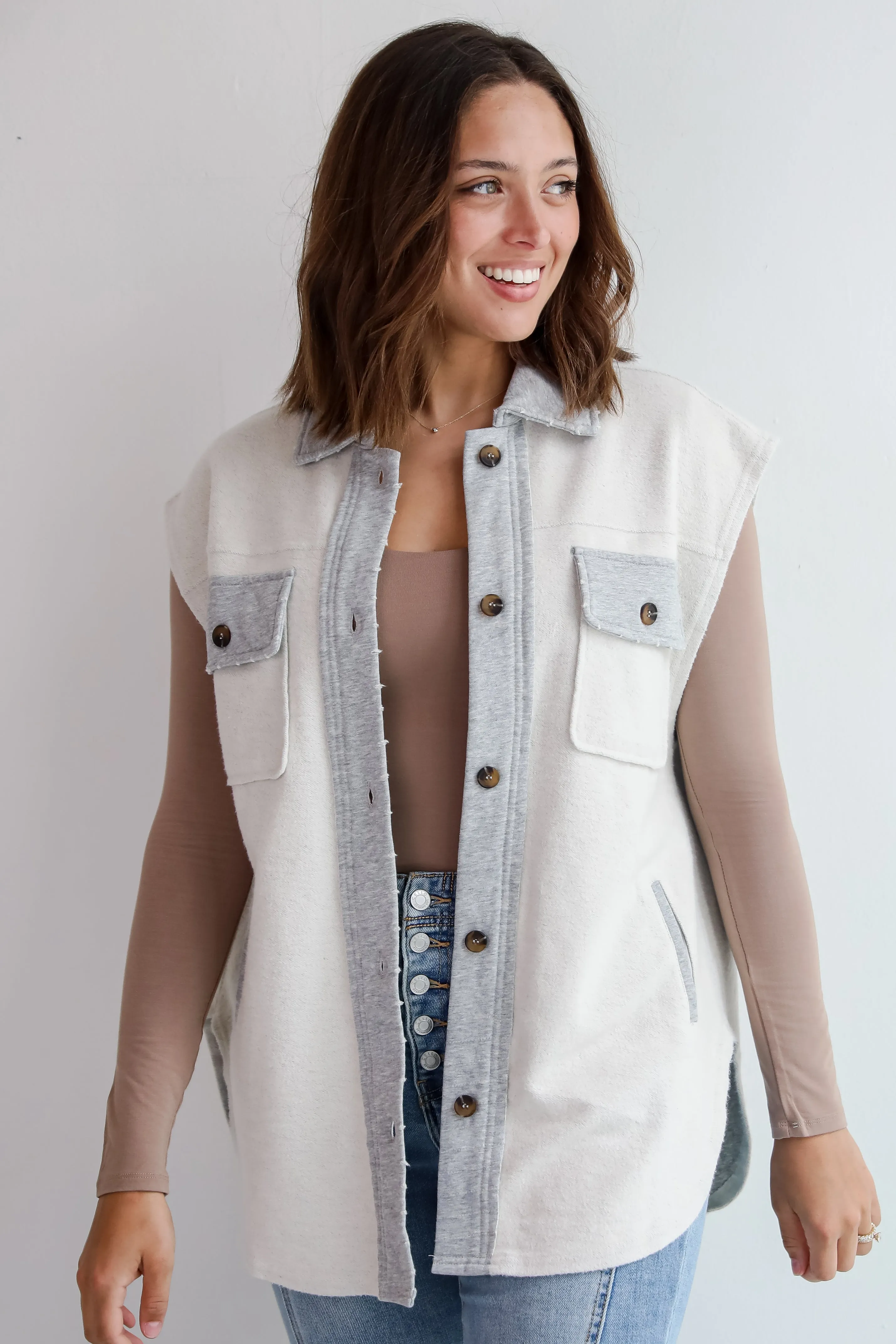 FINAL SALE - Cuddly Forecast Soft Knit Vest