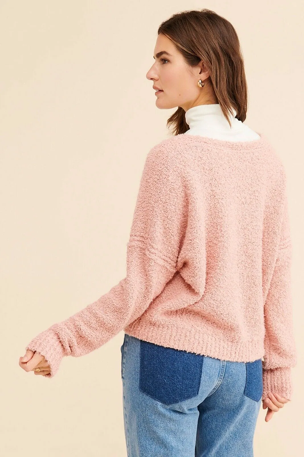 Free People Finders Keepers V Neck Sweater