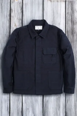 Freenote Cloth - CC-1 Moleskin Chore Coat in Navy