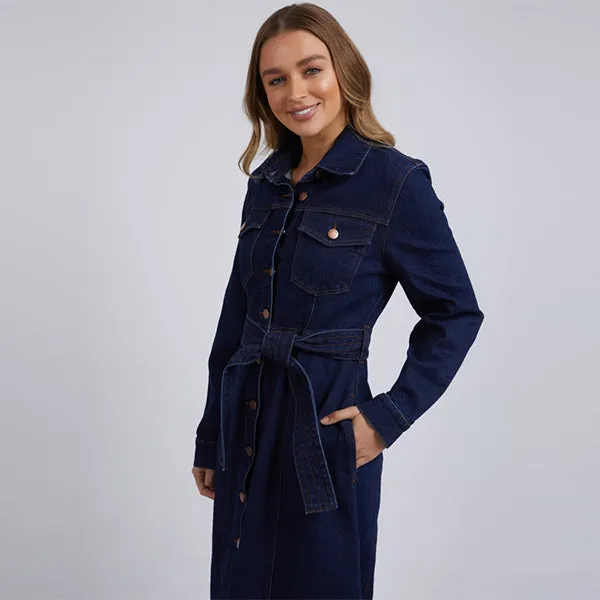 Genevieve Denim Dress - Indigo Denim