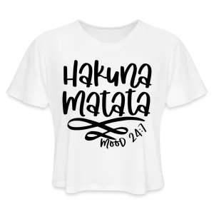 Hakuna Matata Women's Cropped T-Shirt