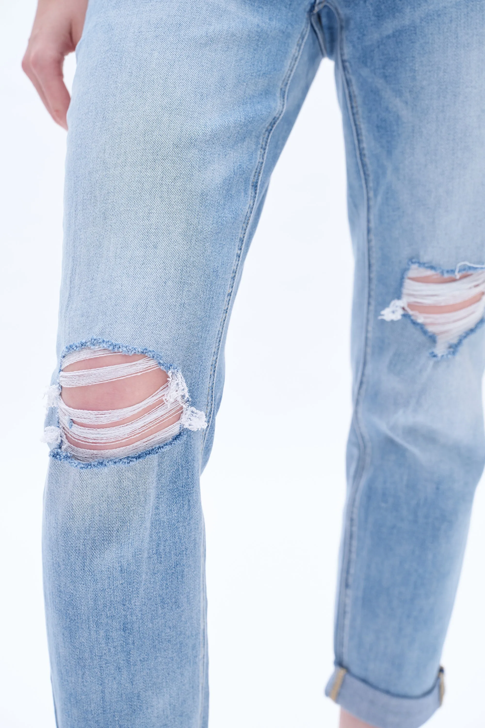 High Rise Relaxed Boyfriend Jeans