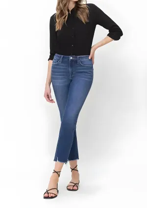 High Rise Slim Straight Jeans - Effusive