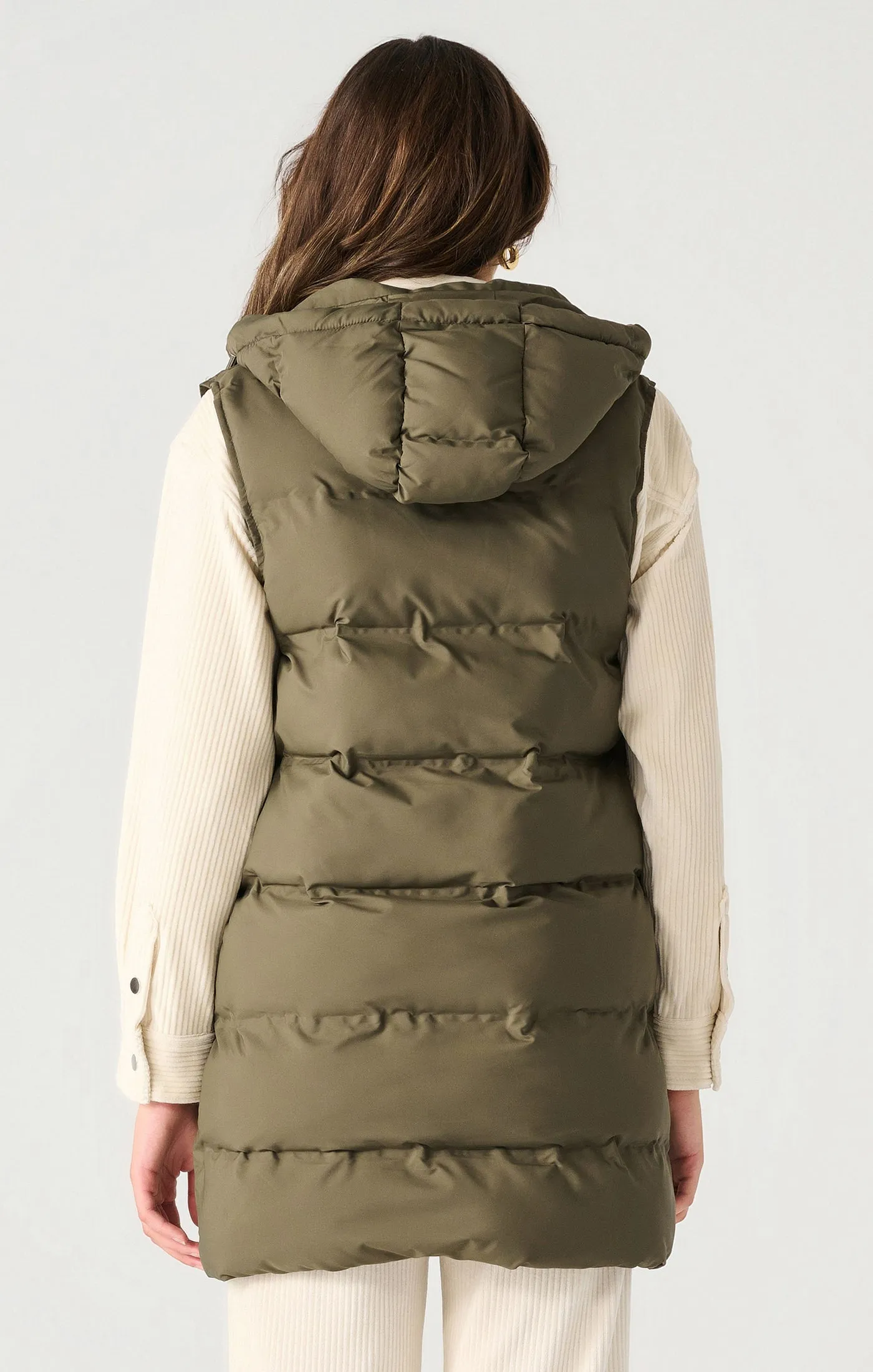 Hooded Puffer Vest (Dex)