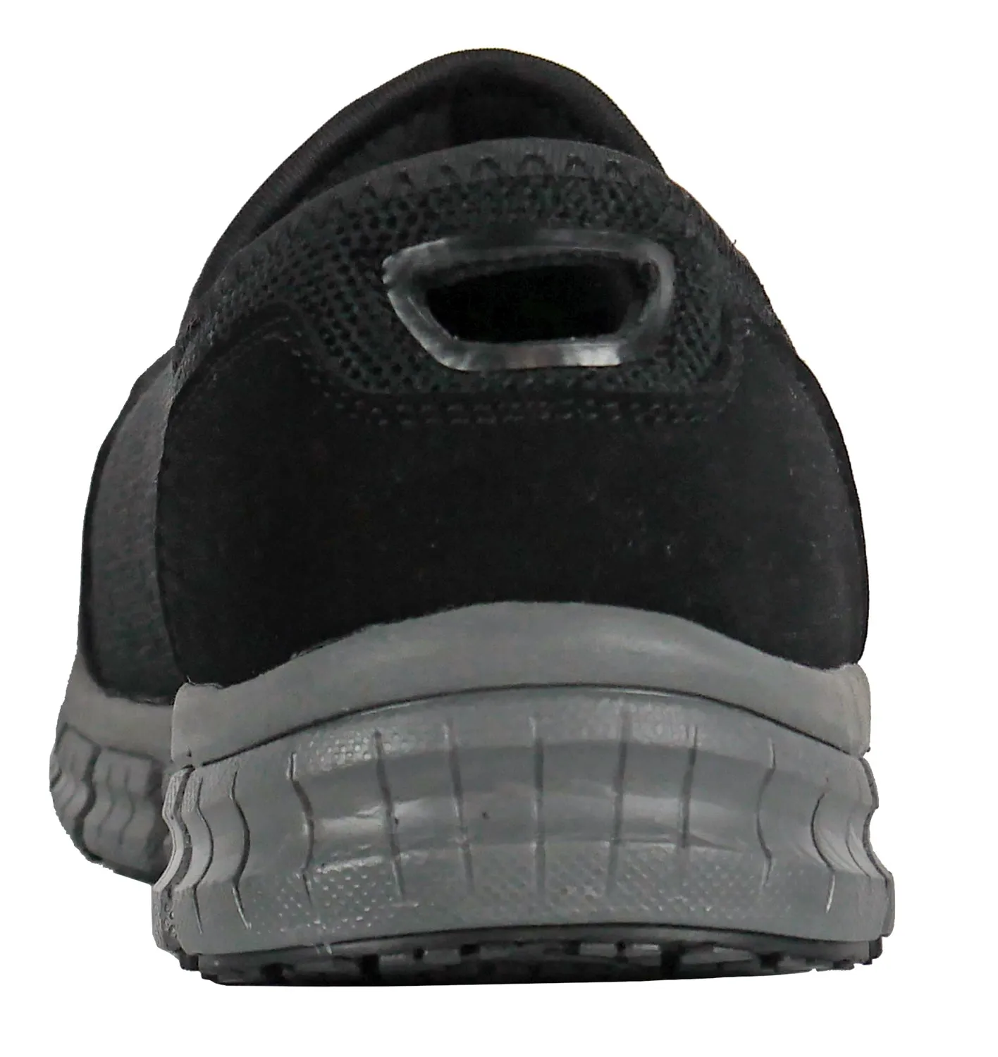 Hoss Boots Mens Black Mesh Meteorite CT Slip-On Work Shoes