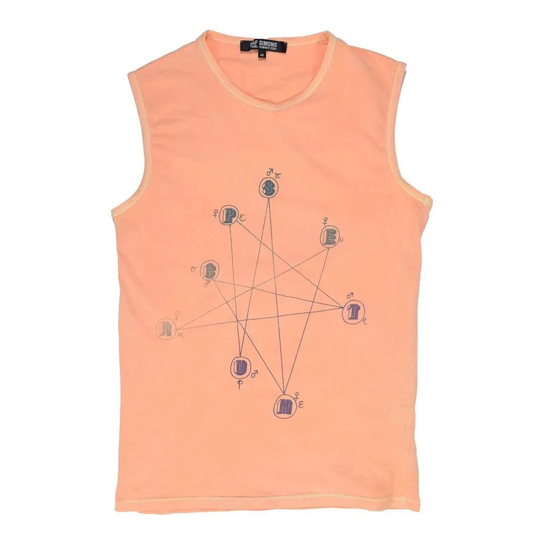 INQUIRE Raf Simons Natal Chart Tank Top S/S04 “May The Circle Be Unbroken”