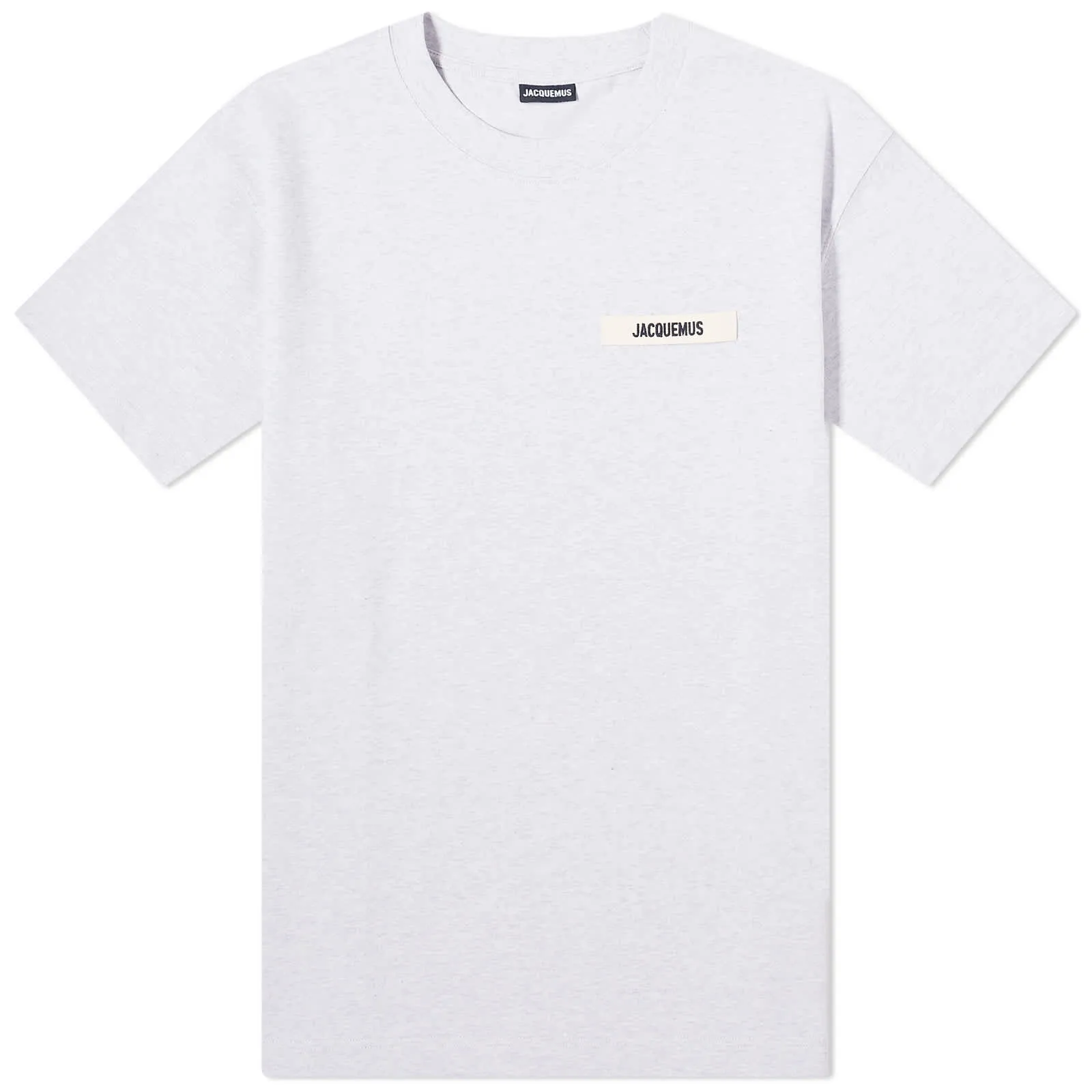 Jacquemus Gros Grain Logo T-shirt, gray