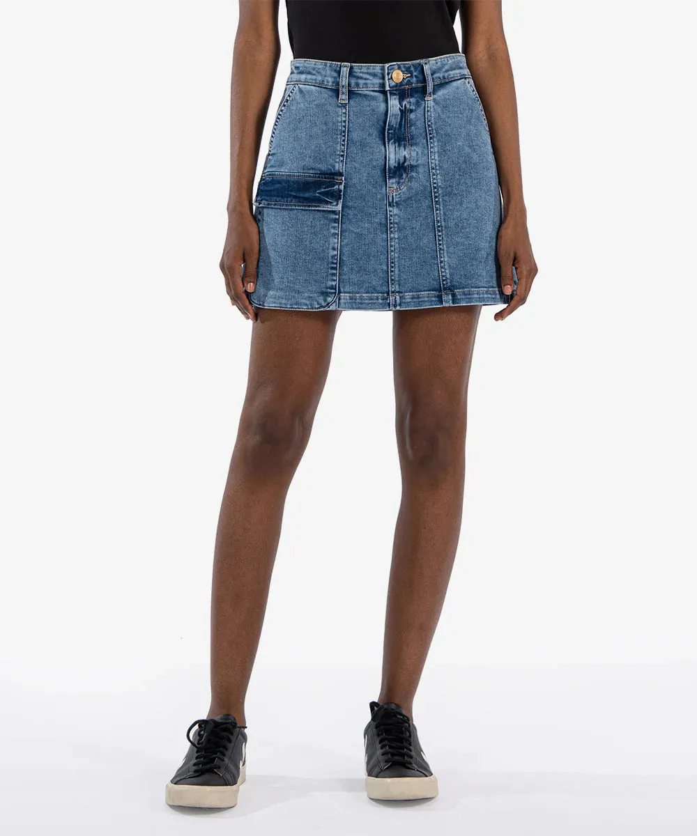 KT Zoe Denim Skirt