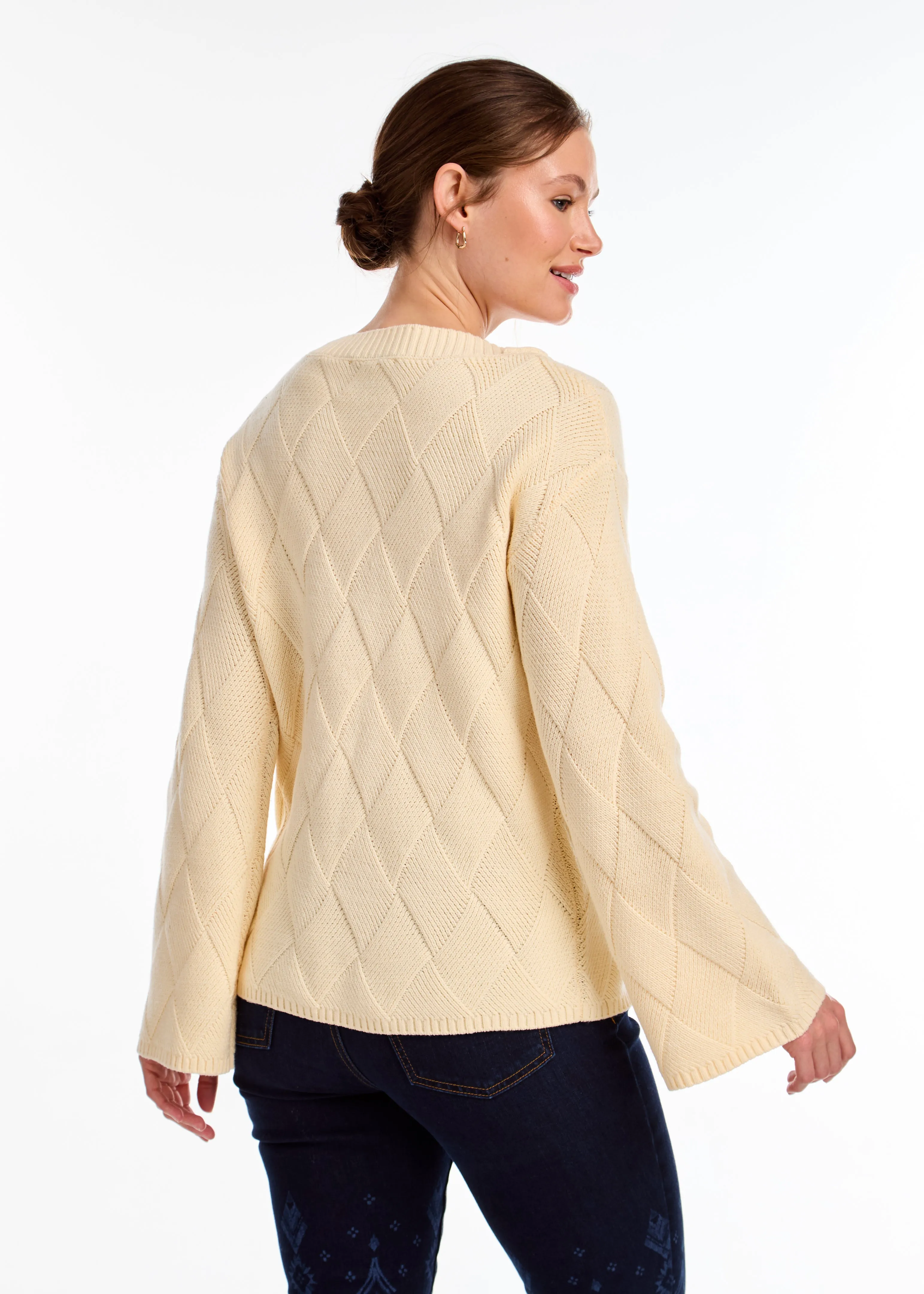 Long Sleeve Boat Neck Sweater