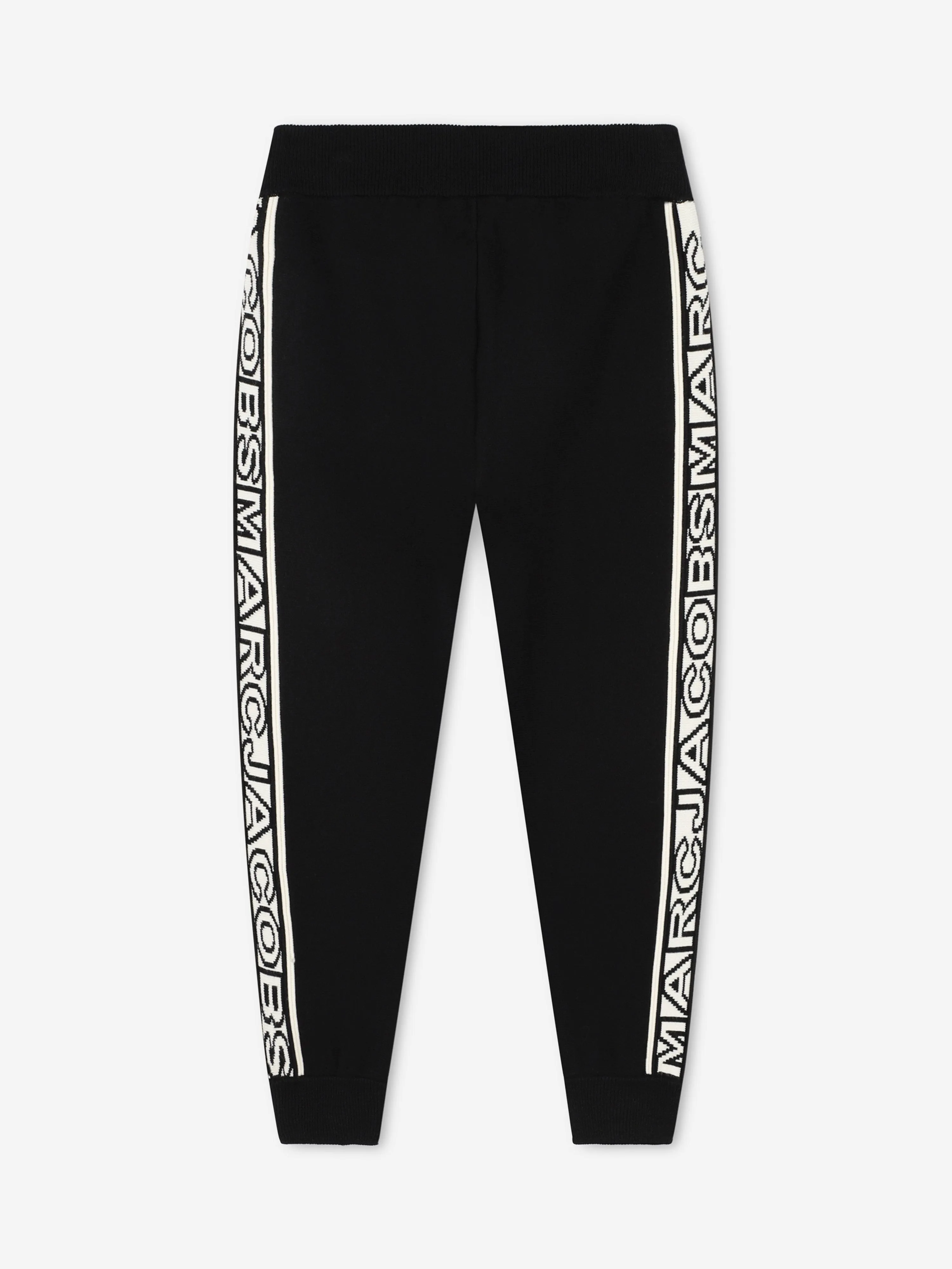 MARC JACOBS Kids Logo Trim Joggers in Black