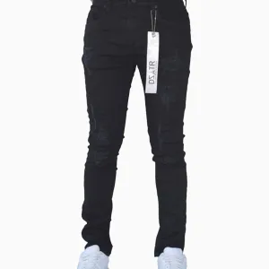 Men's Jeans Rips Denim Skinny Pant