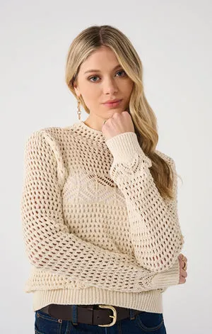 Mockneck Crochet Sweater (Dex)