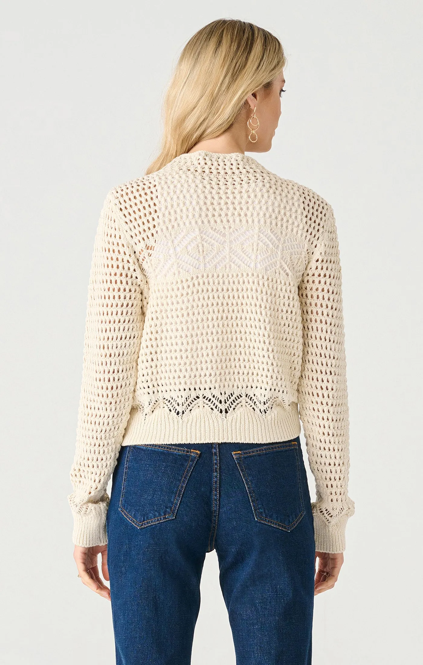 Mockneck Crochet Sweater (Dex)