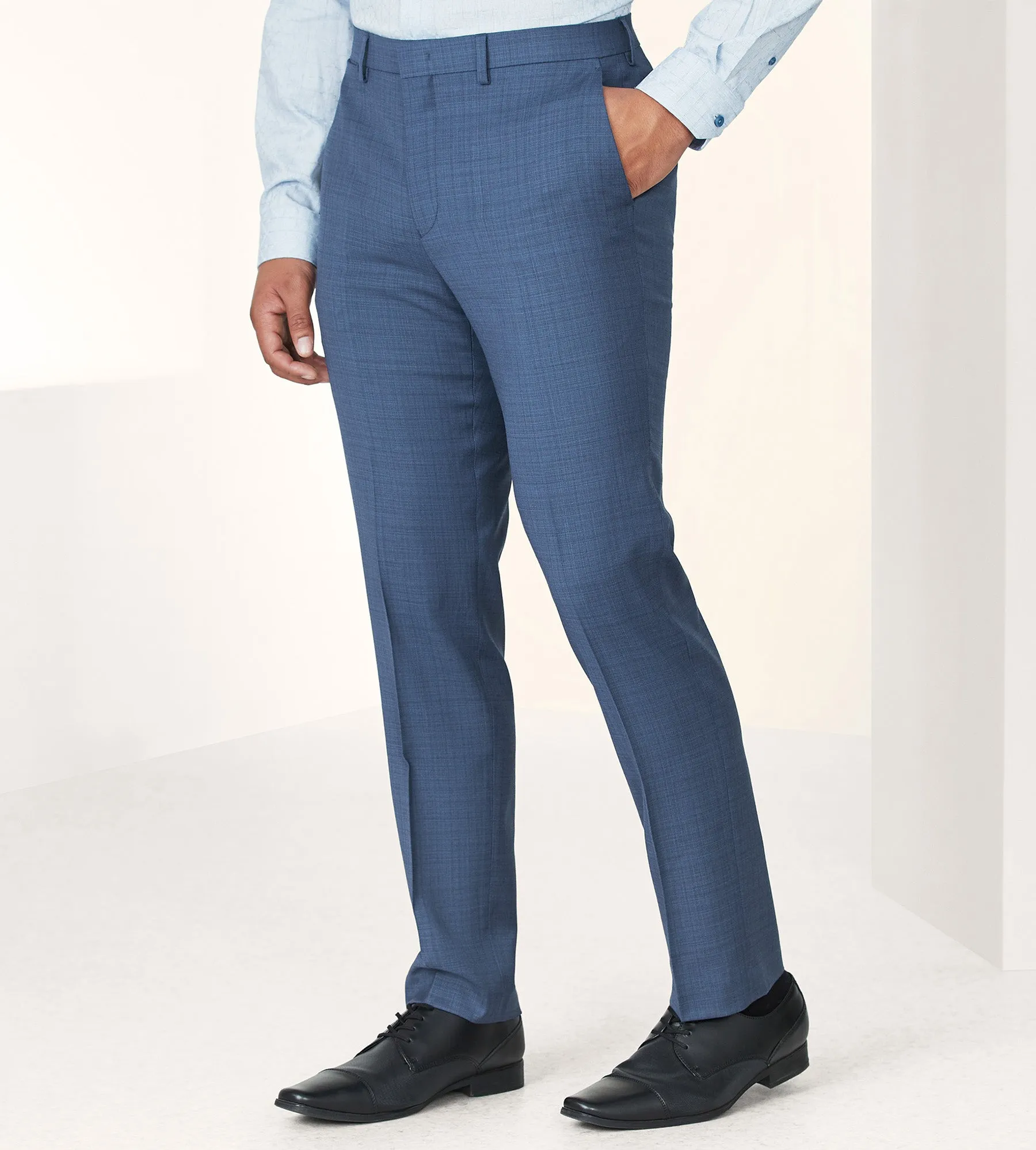 Modern Fit Wool Suit Pants