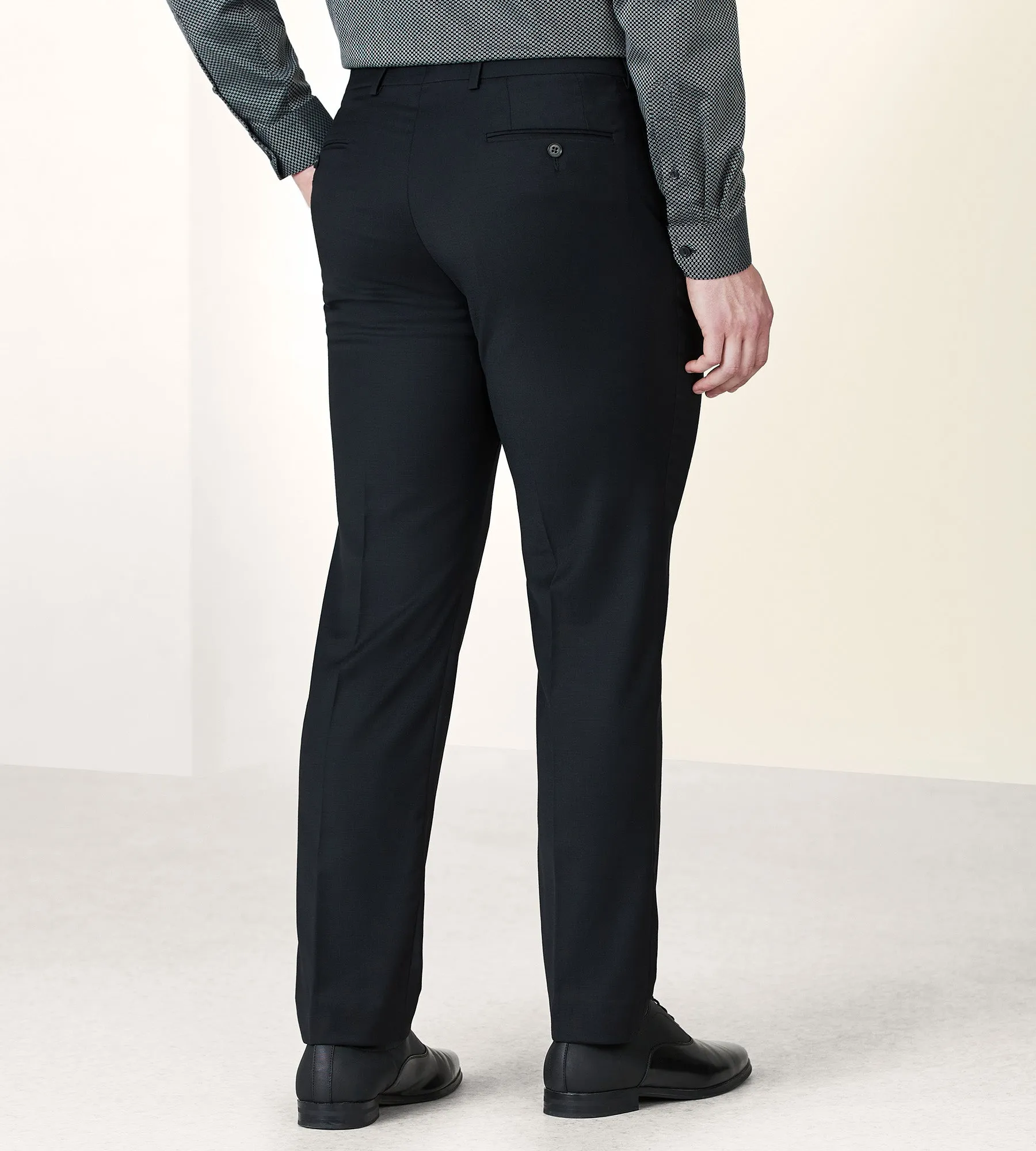 Modern Fit Wool Suit Pants