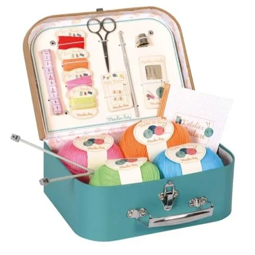 Moulin Roty Suitcase (Sewing and Knitting Set)