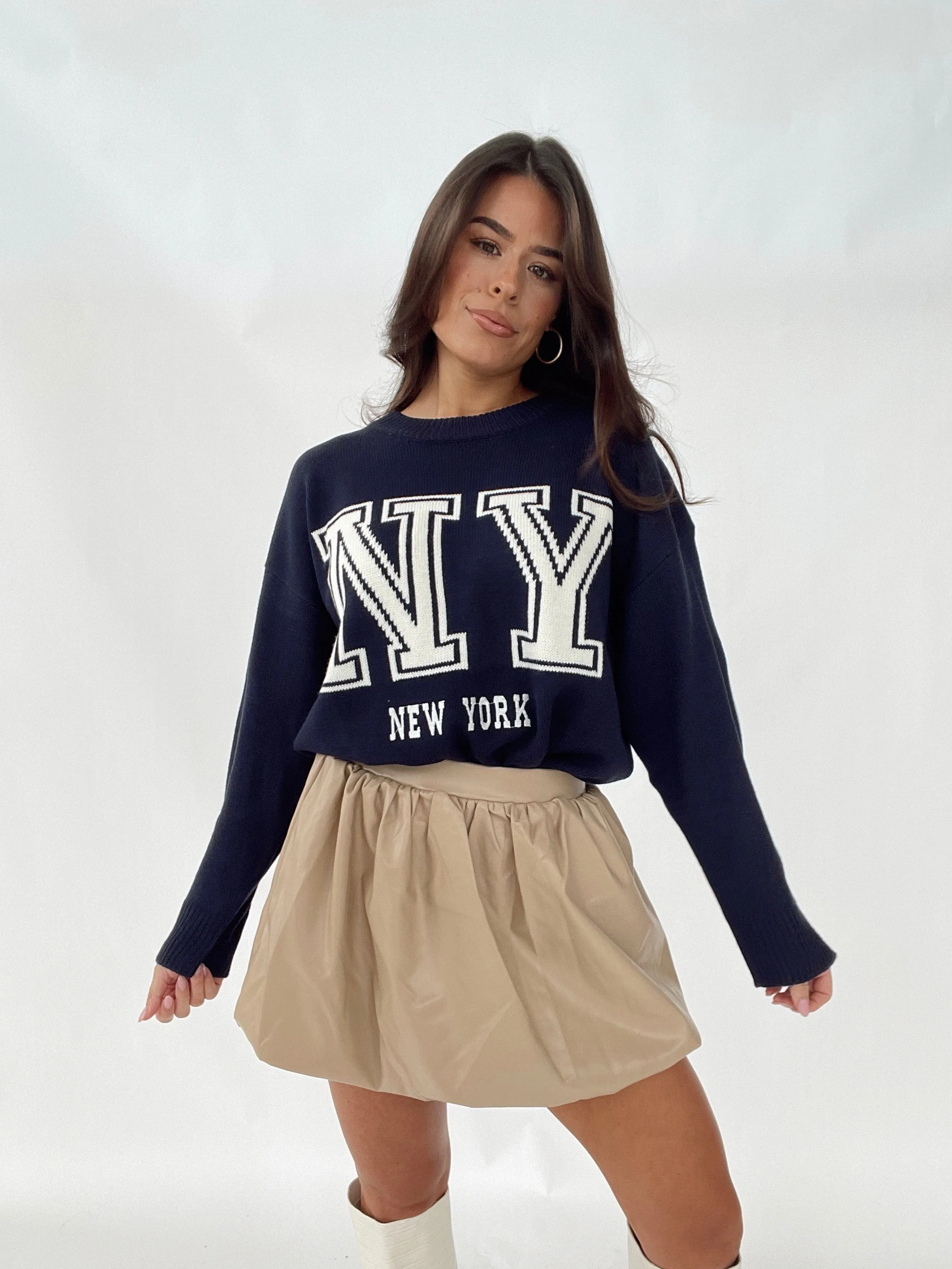 New York Lettering Sweater