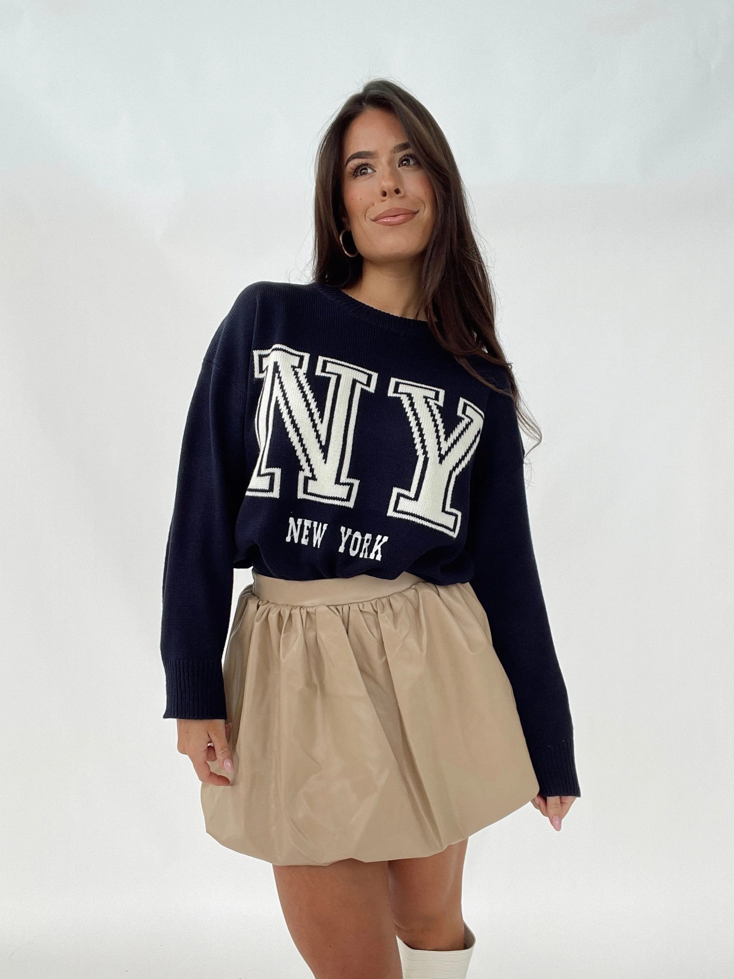 New York Lettering Sweater