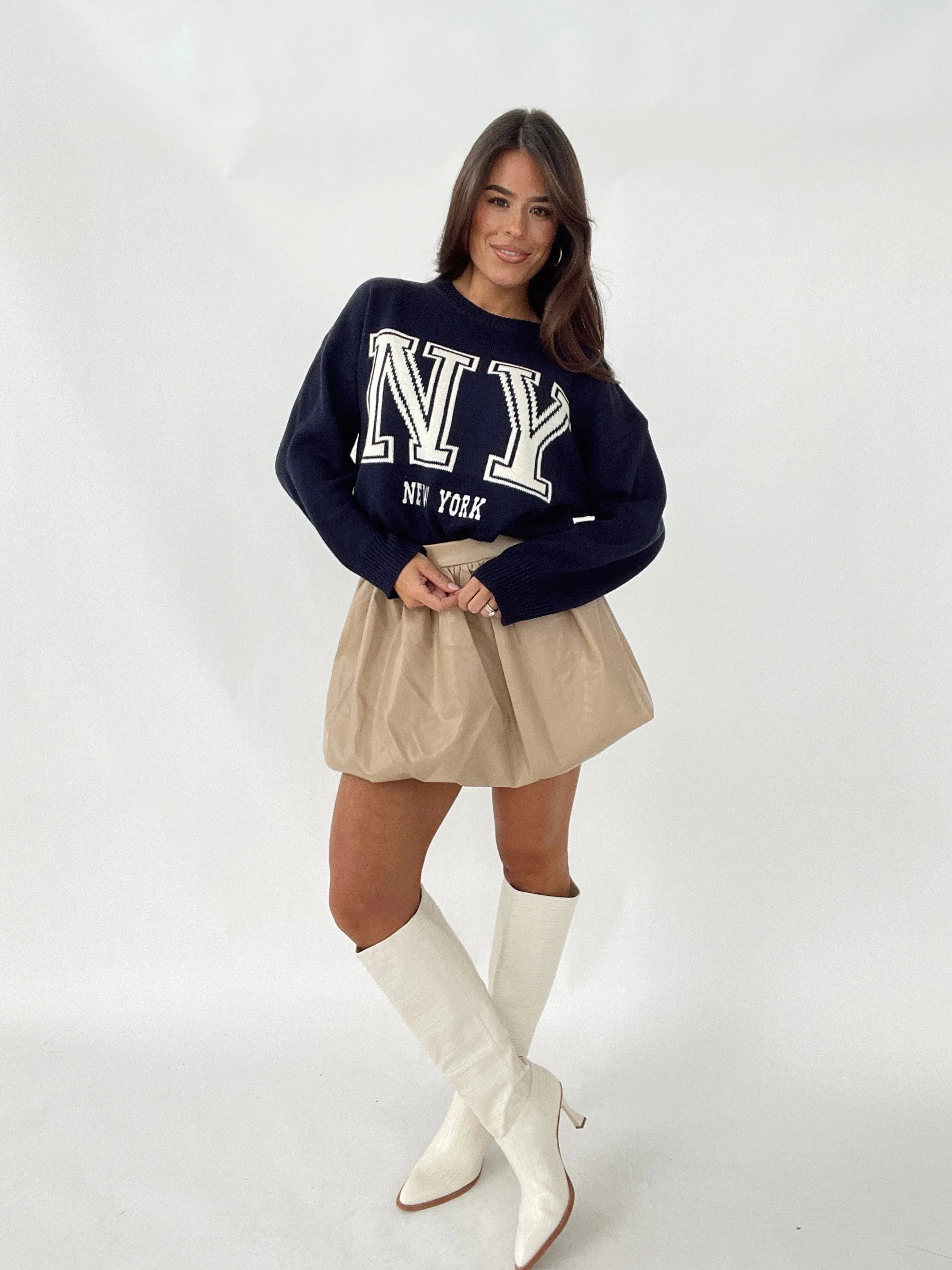 New York Lettering Sweater