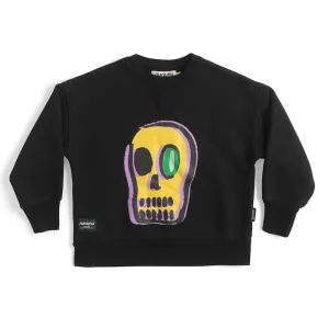 NUNUNU Dizzy Skull Heavy Sweatshirt