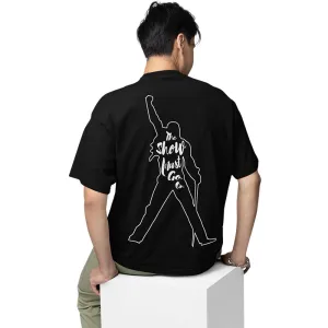 Queen Oversized T shirt - The Show Must Go On