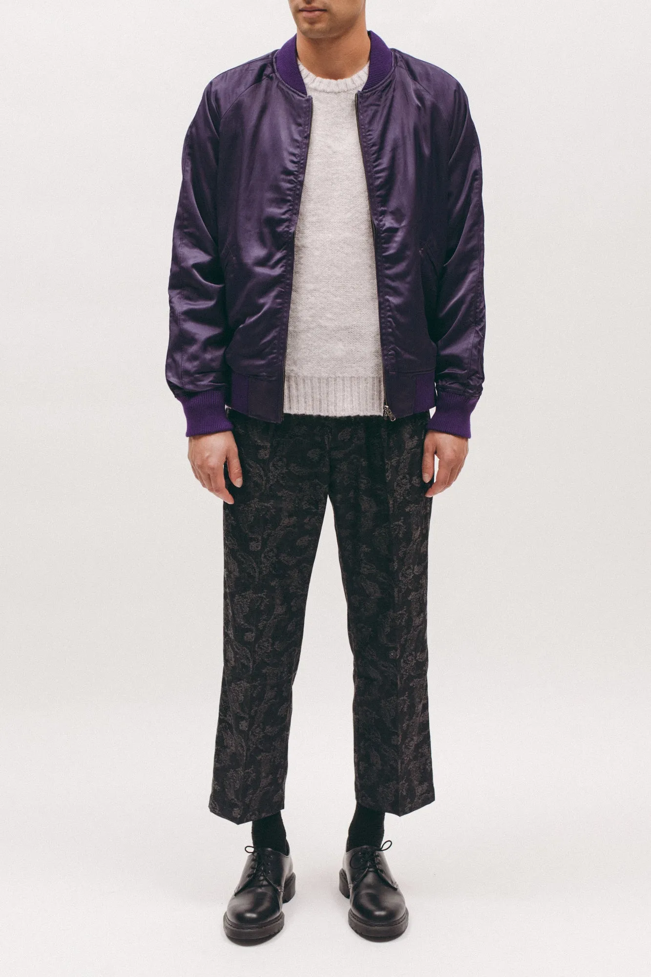 Reversible Souvenir Jacket - Plum/Charcoal